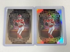 Patrick Mahomes 2021 Legacy Under The Lights Silver SP + Base #UL-UM Chiefs MVP