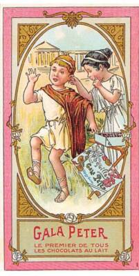 Chromos - COR13853 - Gala Peter - Herren - Damen - ca. 10x5 cm - Zustand