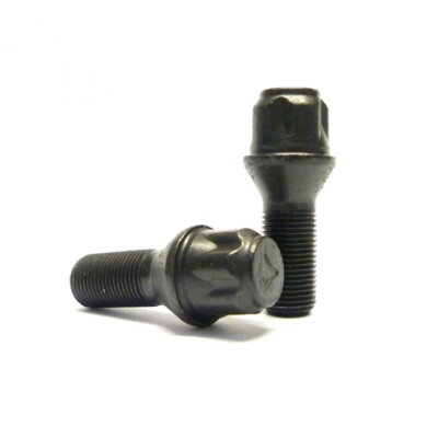 Felgenschloss Typ B M12x1,25 M12x1,5 M14x1,25 M14x1,5 Radsicherung Schwarz
