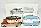 New ListingDept. 56 Snow Village “On The Road Again” Woody Station Wagon & Camper #54891
