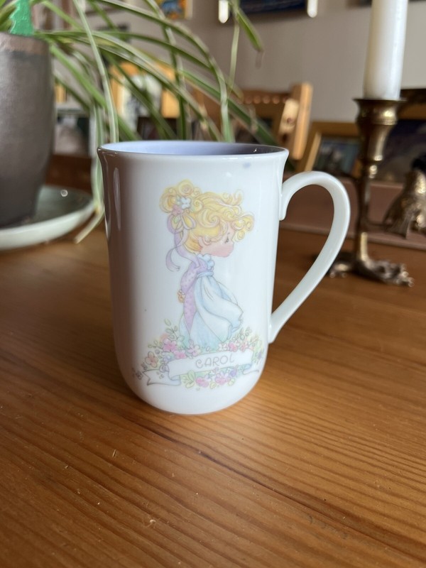 Vintage Precious Moments 1989 Personalized “Carol” Coffee Mug