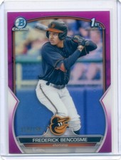 Frederick Bencosme 2023 Bowman Chrome 1st Fuschia Pink Refractor 119/199 BCP-35