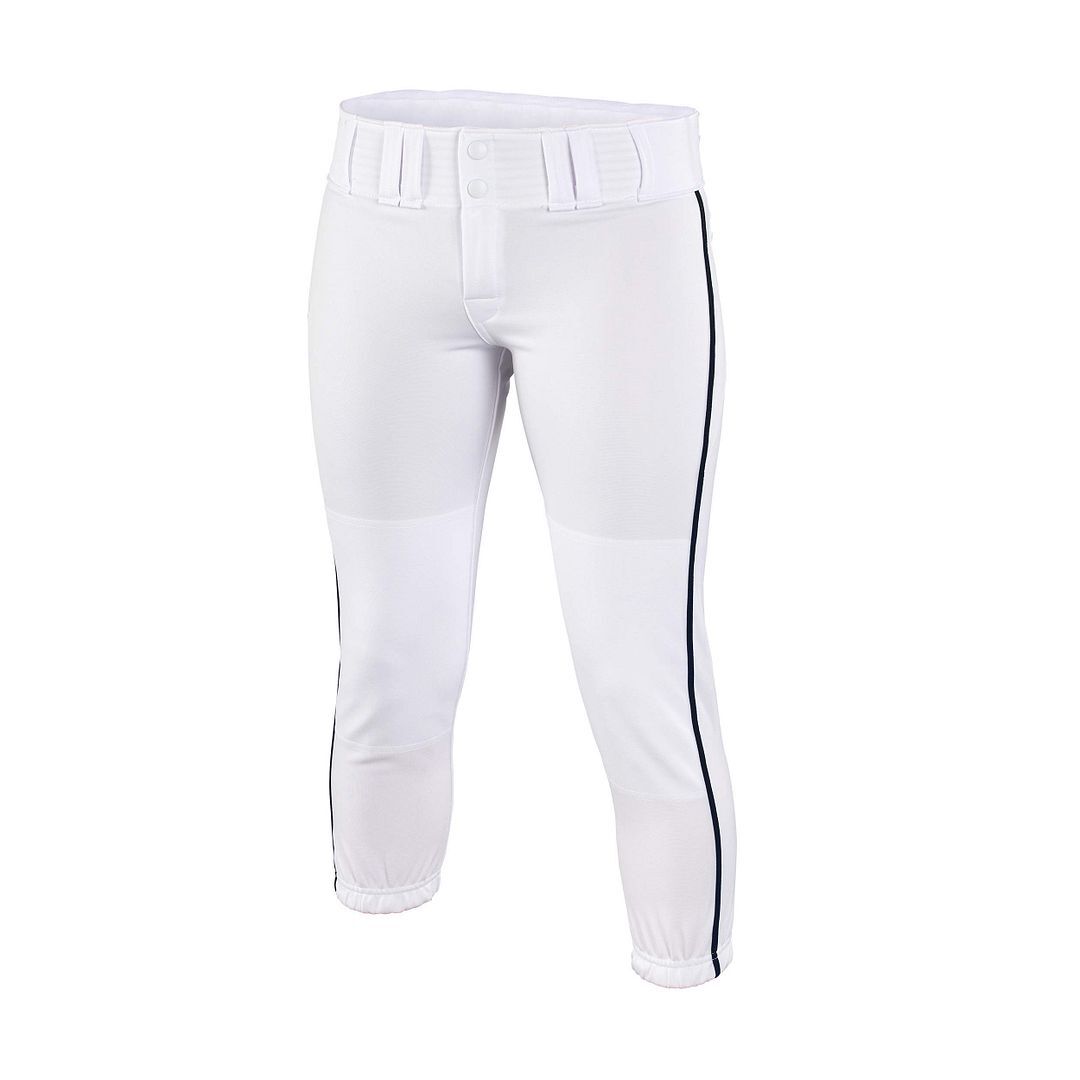 SHEIN Combi-Pantalon blanche pour jeunes filles avec jambes larges et délicate dentelle brodée
