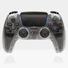 DS4 Crystal Clear PS5 Controller Killscreen DualSense Retro Pro Custom Esports