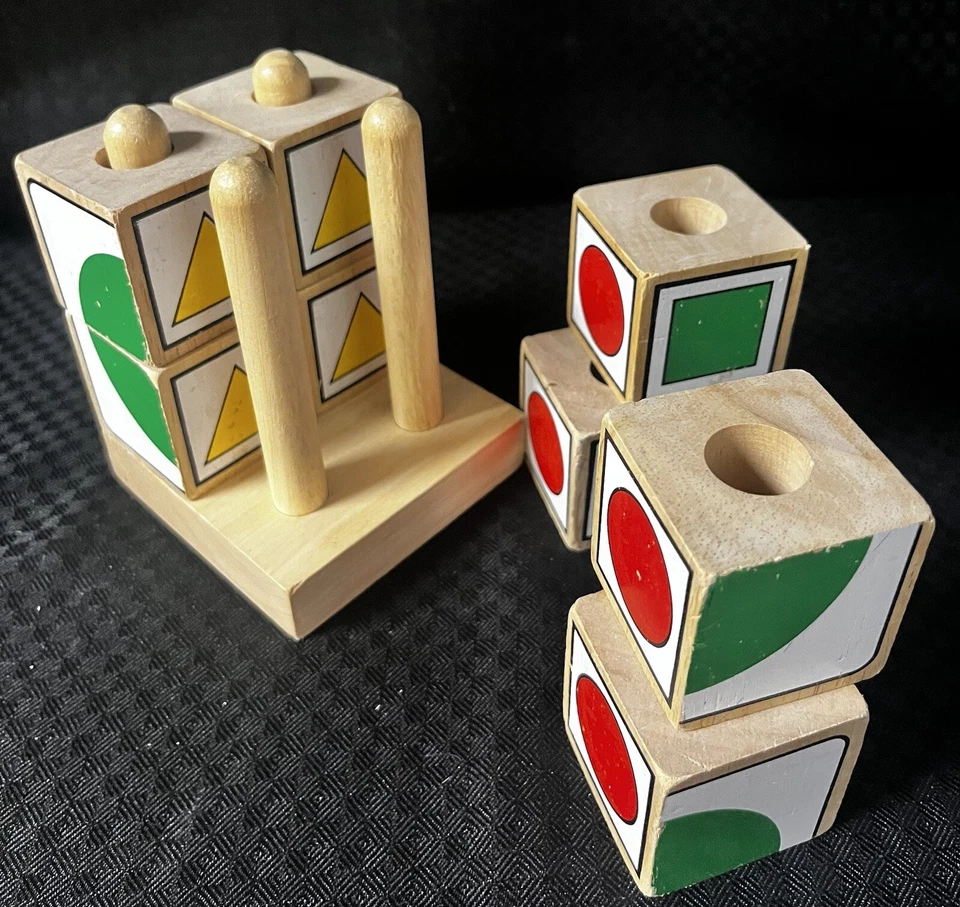 Rompecabezas cubo forma madera Guidecraft Foto 2 de 4