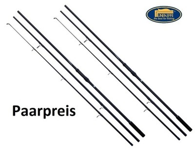 2x Lineaeffe Carp Seeker Karpfenrute 3,60m 3,00lbs 3-teilig Karpfenangel Paarpre