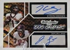 Kyron Drones/Jaylin Lane 2024 Leaf Eclectic Multi Graphics Dual Tiger Auto /5 🔥