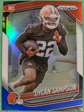 2025 Panini Prizm Dylan Sampson #365 Red, White & Blue Prizm Rookie Card (RC). rookie card picture