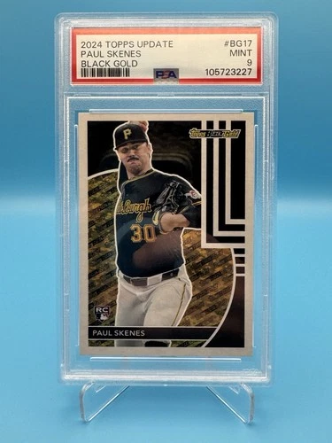 2024 Topps Update Series - Topps Black Gold Paul Skenes #BG-17 (RC) PSA 9