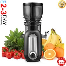 Cold Press Juicer,Slow Masticating Juicer Machines with 5.8" Large Feed Chute fo