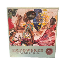 Puzzles of Color Empowered 500 Piece Jigsaw Puzzle Art Theme