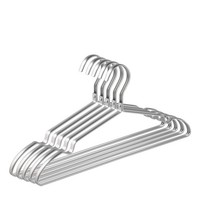 KleiderbüGel Aluminium Silber Matt Rutschfest Leicht Platzsparend 42Cm 20 StüCk