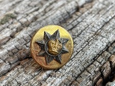 Vintage Royal Corps of Transport silver waistcoat button by Gaunt London 14mm