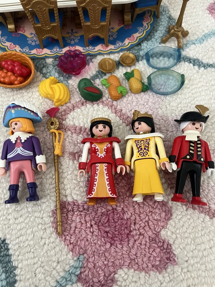 Playmobil Princesa Castillo Real Banquete Fiesta Comedor #3021 1997 Vintage Retirado Foto 3 de 3