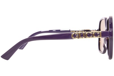 SALE! NEW Gucci GG1189S 005 Violet Brown Square Oversized Women Sunglasses Gucci | Accessories | Guccigg189s 05sunglasses Violet Brown  main image 2