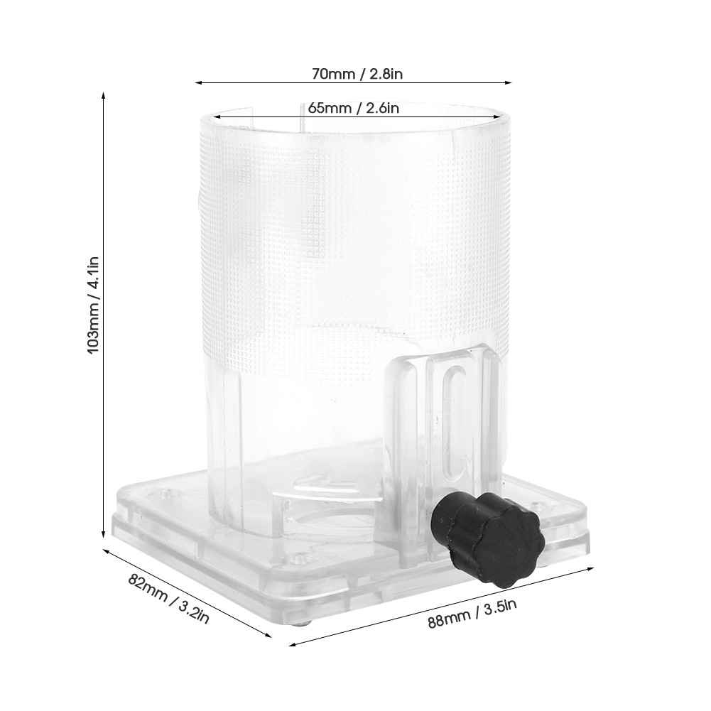 Woodworking Trimmer Router Base Power Tool Protective Accessory Standard↑.