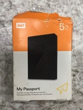 Western Digital My Passport 5TB Portable External Hard Drive - Black