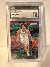 2021-22 Panini Prizm - Instant Impact Josh Giddey #4 Green Wave Prizm (RC)