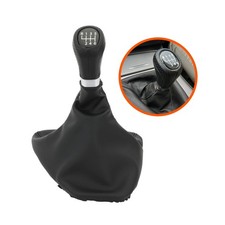 6 Gang Leder Schaltknauf Schalthebel Schwarz Für BMW 3er E90 E91 E92 E93