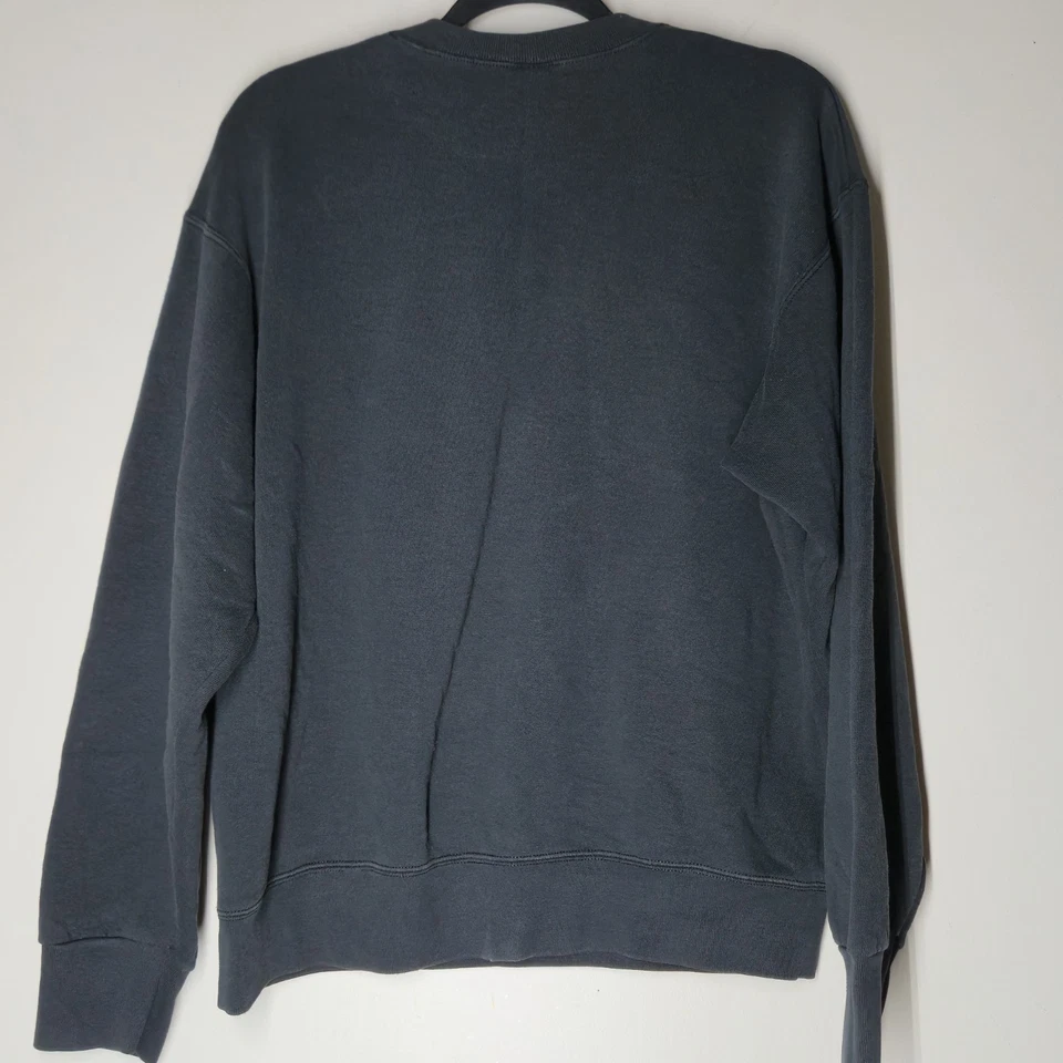 Sudadera Religiosa Vintage Pray Hard Jesus Talla Grande Años 90 Gráfica Desteñida Negra Foto 4 de 4