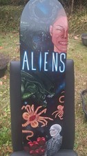 Decorative Skateborad. Hand Painted Alien Franchise Themed. New.