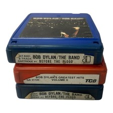 Bob Dylan 8 Track Lot Before The Flood 2 Tape Set Greatest Hits II