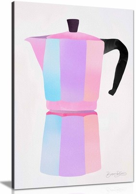 Buongiorno Espresso 2.0 gerahmter Leinwanddruck, Bilder für Wohnwände Deko
