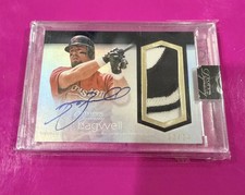 2018 Topps Dynasty Jeff Bagwell Auto Patch 3/10 Houston Astros