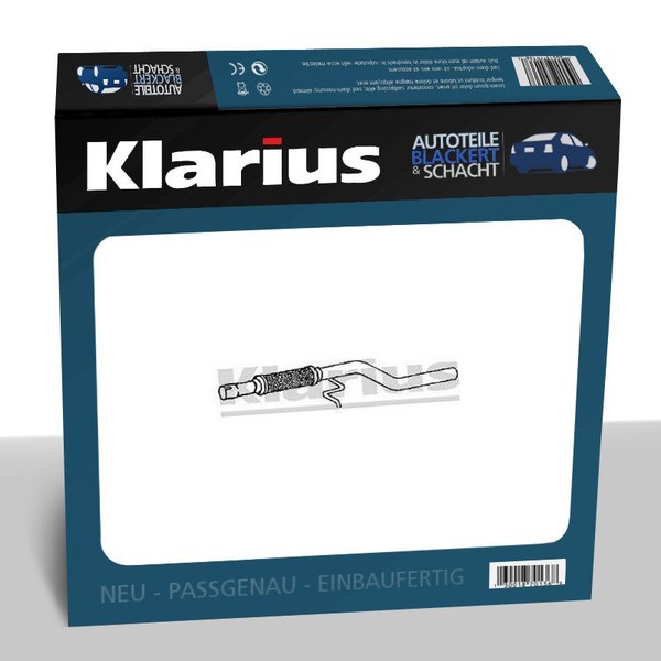 Klarius Auspuff Zwischenrohr für Fiat Seicento-image