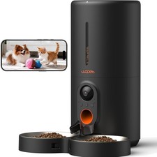 Smart Automatic Pet Feeder for Cats Dogs - 1080P HD Camera, Two-Way Audio