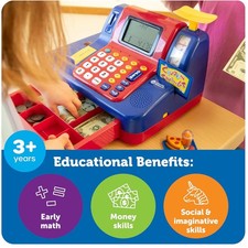 Pretend Play Grocery Store Cash Register - Educational Toy