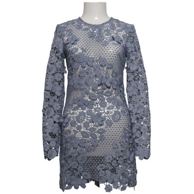Self-Portrait, Kleid, Größe: S/M, Blau, Blumen, Spitze, Damen #BGv