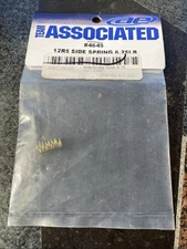 Vintage Rc Team Associated RC12R5 6.25 lb Side Spring (Gold) (2) ASC4645