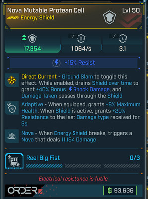 Borderlands 4   Legendary Shields   Protean   Reel Big Fist   Lvl 50   PS PC XB