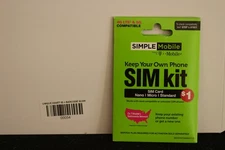 Simple Mobile Bring Your Own Phone Prepaid SIM Kit | 3-in-1 CDMA Sim Card