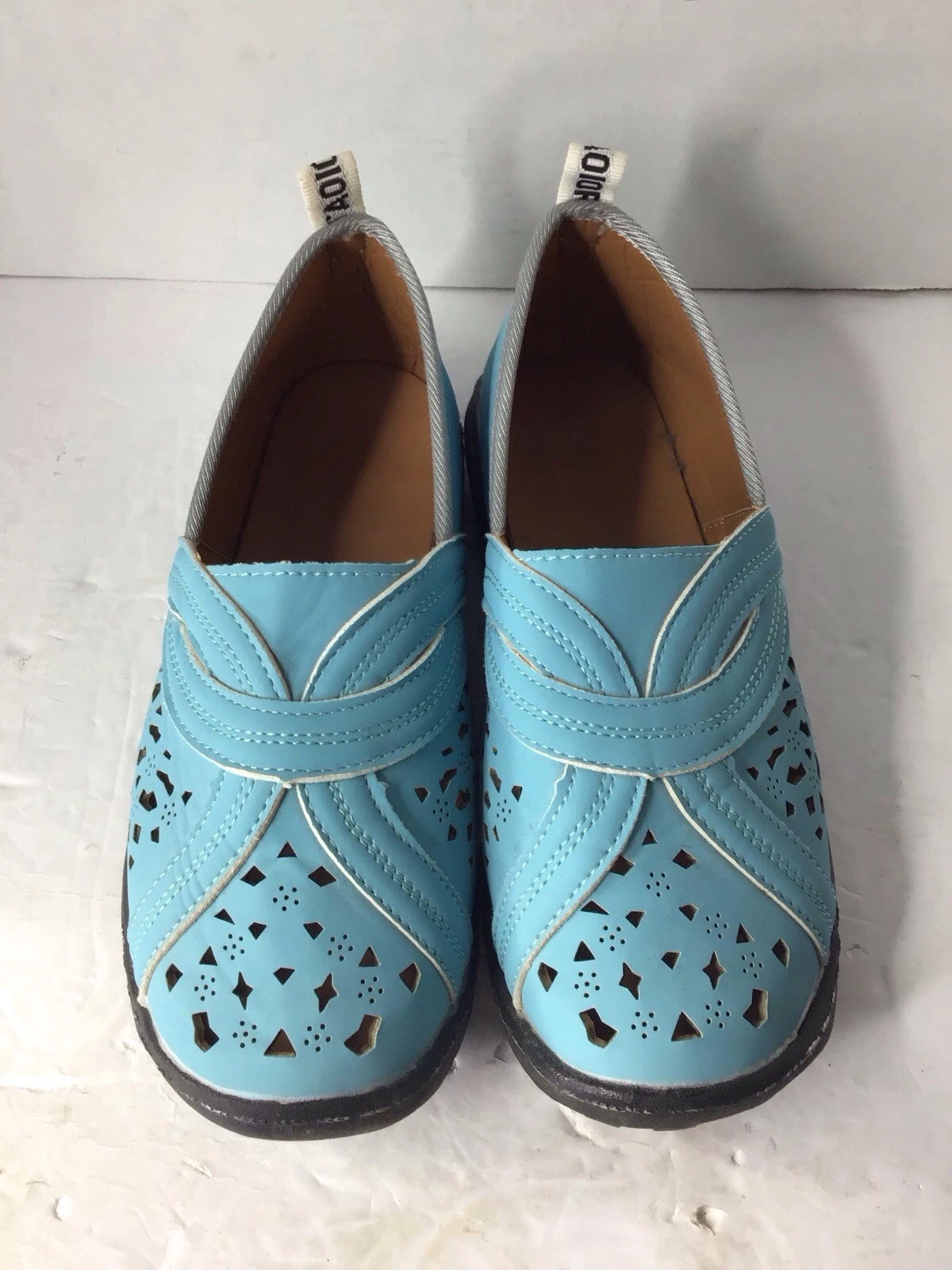 Christian Dior J’Adior Slip One semelle caoutchouc turquoise taille 6 9,5” de long occasion