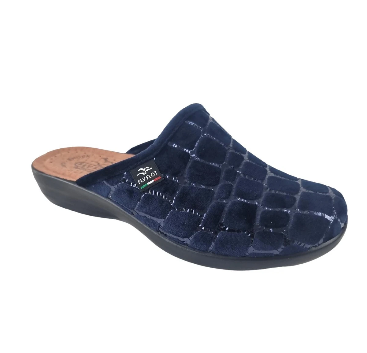 Ciabatta con zeppa Fly Flot da donna blu | Liviana Calzature Ciabatta con zeppa Fly Flot da donna blu | Liviana Calzature