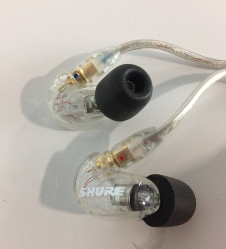 Excellent Shure SE215 Single Driver In-Ear Monitors, Clear
