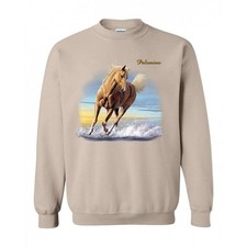 Palomino Horse Crewneck Sweatshirt Sweater