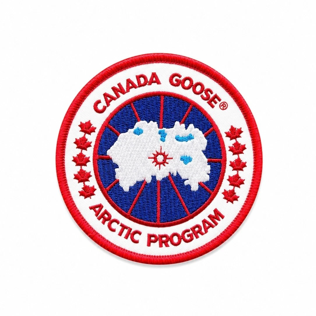 6.5/5/8 cm Canada Goose Sew On Embroidered Replacement Patch Black / Labels