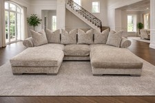 COMPLETELY FEATHER FILLED  U Shape Sofa L Shape  Price Corner Fabric plush