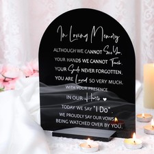 Memorial Table Sign For Wedding Wedding Wooden Decorations For Reception Sympath