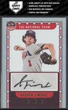 2024 Panini Stars & Stripes Andrew Jimenez NTS-AJ 15U National Team Holo Auto