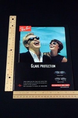 1998 Ray-Ban Rayban Vampire Sunglasses Magazine Page Print Ad Poster 90s 1990s