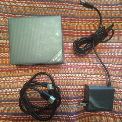 Beelink MINI S Mini PC Desktop Black HDMI USB-A with Power Adapter & HDMI Cable