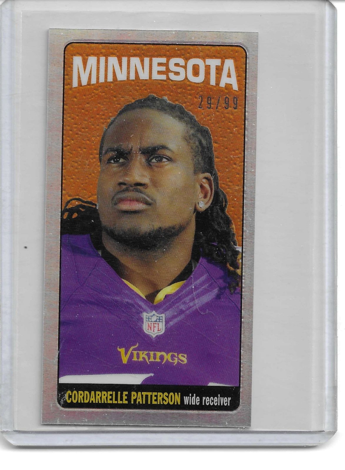 Cordarrelle Patterson Topps Chrome 1965 Tall Boy #4 Refractor