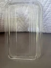 Vintage Pyrex 502-C Clear Glass Replacement Lid Early Ribbed Top Style 1947–1959