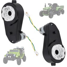 2 Pcs Kids Ride On Car Gearbox 550 12V Motor 40000RPM Electric Motor Gearbox