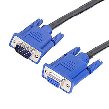 VGA Extension Cable 6Ft LCD TV Monitor Male to Female 15-Pin Cord NOT for Direc