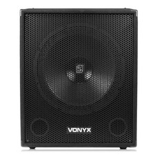 Vonyx 170.750 15" Passive DJ Subwoofer 600W - Powerful Bass Performance